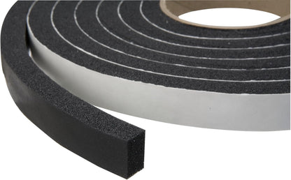 Duck Brand Self Adhesive Foam Weatherstrip Seal for Extra Large Gaps, 3/4-In x 1/2-In x 10-Ft, 1 Roll, 284426