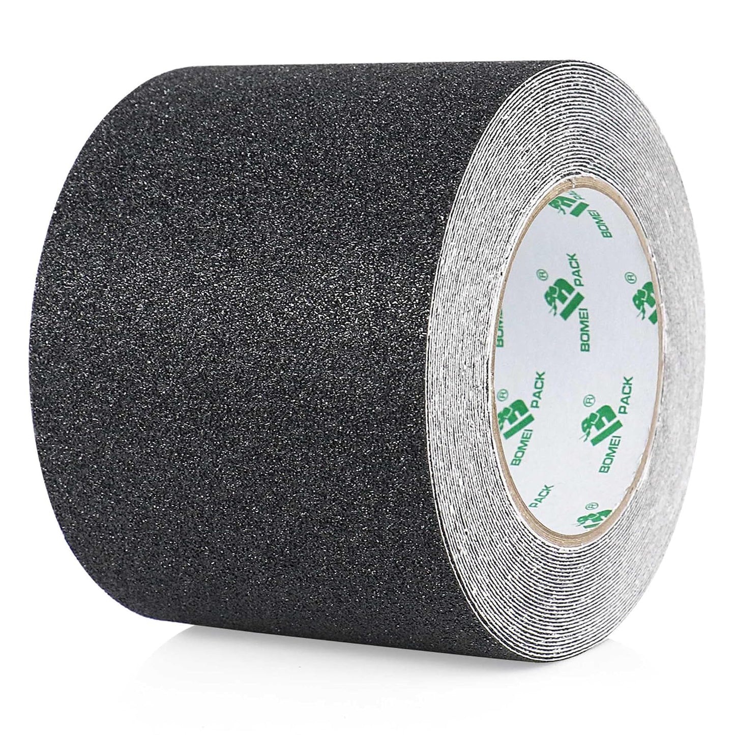 BOMEI PACK Black Anti Slip Tape, 4 Inch x 33 Foot Non-Slip Traction Grip Tape for Stairs, Waterproof Stair Treads Grip Non Slip, Non Skid Tape for Steps, Outdoor Black Grip Tape