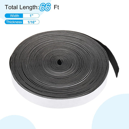 PATIKIL Weather Stripping Door Seal Strip, 3/8 Inch x 1/4 Inch x 32 Ft Self Adhesive Soundproof High Density Foam Tape Insulation for Door Window Air Conditioning, White - Colors A