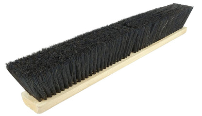 Weiler 42042 24" Fine Sweep Floor Brush, Flagged Silver Polystyrene Fill, Natural