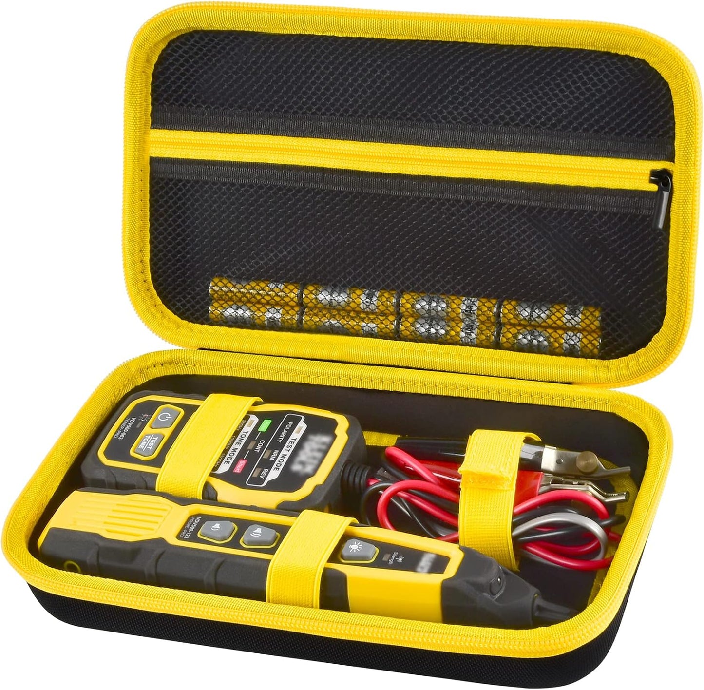 Case for Klein Tools VDV500-705/820/063 Wire Tracer Tone Generator,Bag Only | Probe Kit Continuity Tester Holder, for Ethernet / Telephone / Speaker / Coax / Cable Toner, for Electricians, Jet Black