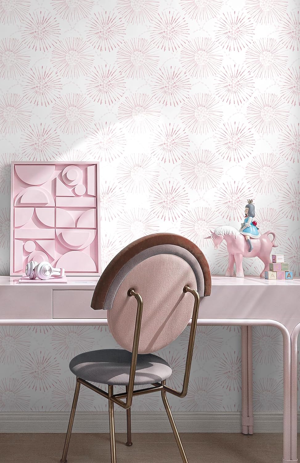 Boho Wallpaper Neutral Peel and Stick Wallpaper 78.7"x17.3" Geometric Wall Paper Beige and White Contact Paper Textured Removable Vinyl Waterproof for Bedroom Farmhouse Kitchen Bathroom