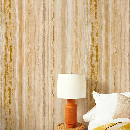 17"x118" Peel and Stick Wallpaper for Renter Friendly, Removable Wallpaper Peel and Stick, Self-Adhesive Textured Contact Paper for Walls, Cabinets, Countertops(Geometric Clay)