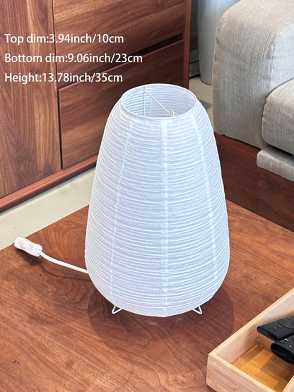 Rice Paper Table lamp, Bedside Paper Lantern Desk lamp for Bed Room/Study, Standing lamp Room Decoration,Ambient Lighting Night Stand
