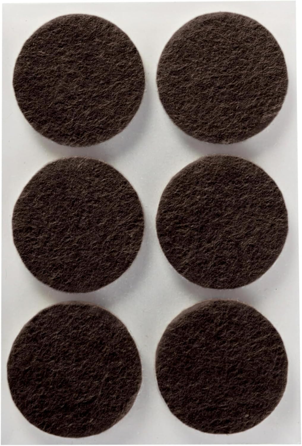 Scotch Felt Pads, Felt Furniture Pads for Protecting Hardwood Floors, Round, Brown, 1.5-in Diameter, 24 Pads