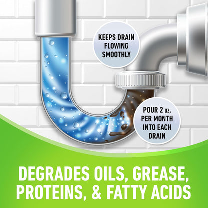 CLR Clear Pipes & Drains Clog Remover and Cleaner, For Shower, Sink, Toilet, Garbage Disposal, 42 Ounce Bottle