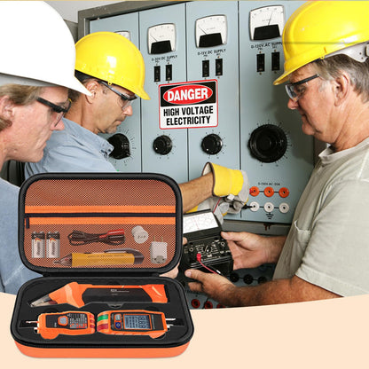 Storage Case Only for Klein Tools Electrical Testers -Hard Protective Carrying Bag Compatible with 80101 Circuit Breaker Finder Kit & ET310/ 69149P Digital Multimeter, XL Size (Does NOT Include Tools)
