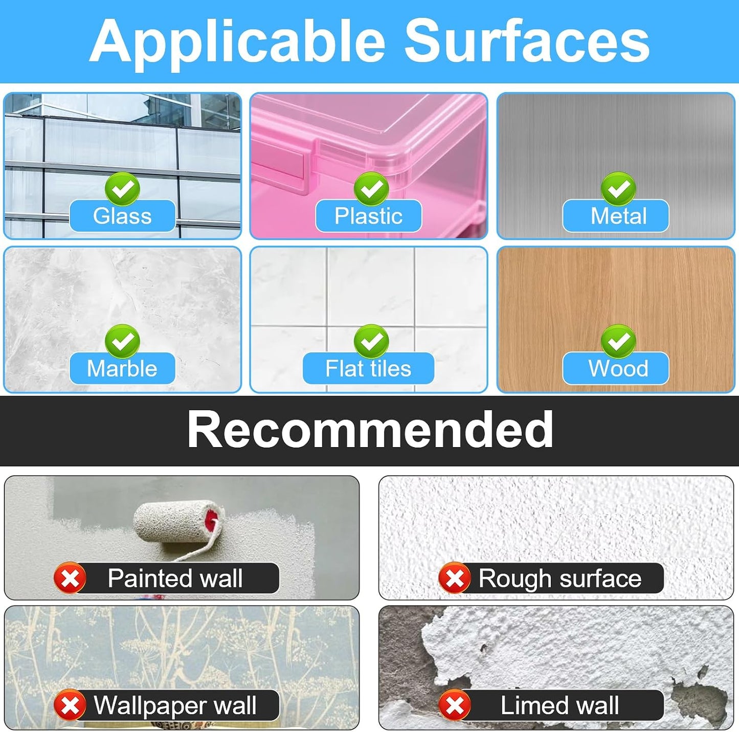40 PCS Adhesive Wall Hooks Heavy Duty Adhesive Wall Hooks Utility Waterproof Towel Coat Hook Transparent Self-Adhesive Sticky Hook for Hanging Bathroom Shower Kitchen Keys Door Outdoor Home