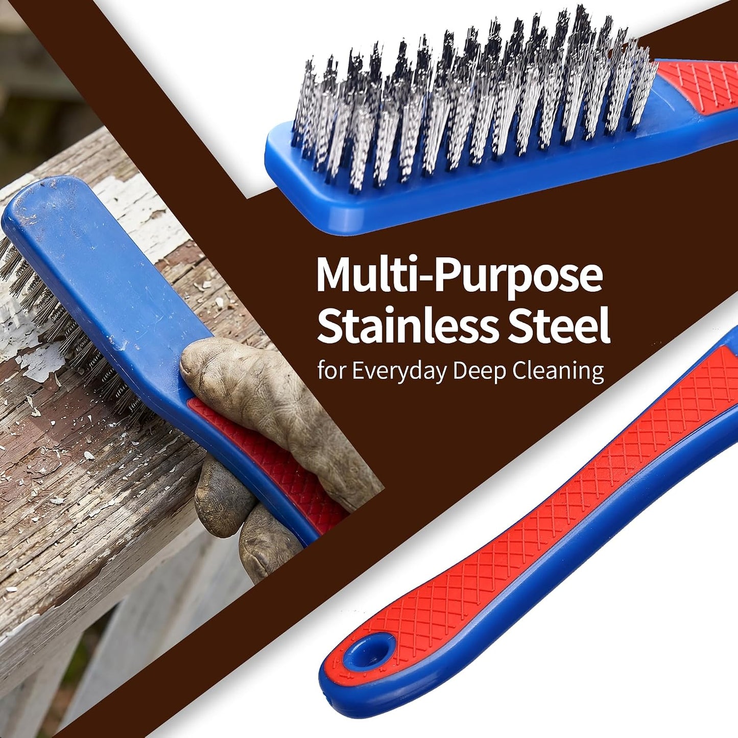 13PCS Window Sill Cleaner Tools - Deep Clean Crevice Cleaning Brush for Window/Door Tracks, Sill, Tile Lines, Kitchen Gunk, Bathroom Counters