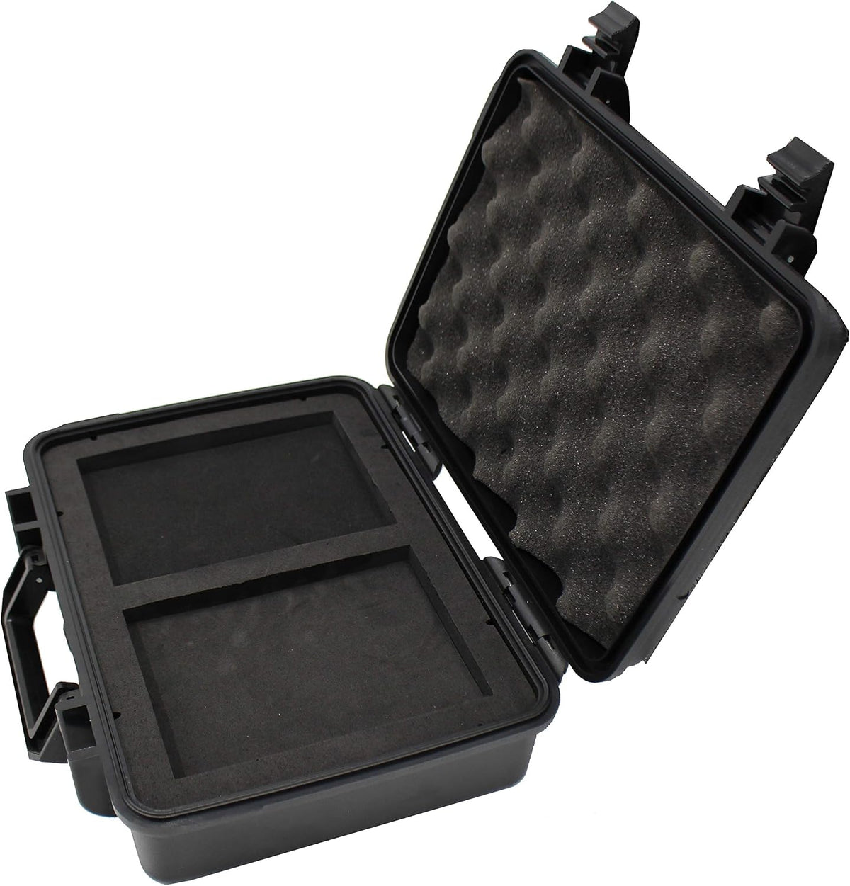 8" Small Hard Case with Pluck Foam Insert, 8.6 x 4.9 x 1.9 Inch - Protective Waterproof Plastic Tiny Box for Storage Medical item, Micro Tools - Lockable, Portable for Travel