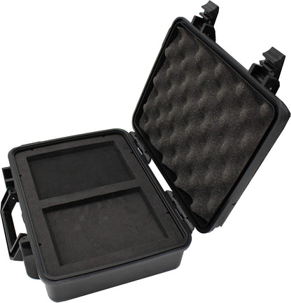 8" Small Hard Case with Pluck Foam Insert, 8.6 x 4.9 x 1.9 Inch - Protective Waterproof Plastic Tiny Box for Storage Medical item, Micro Tools - Lockable, Portable for Travel