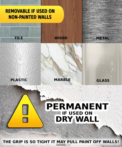 Insanity Thin Double Sided Tape Heavy Duty, Removable Nano Mounting Tape Safe for Walls & Floors, Traceless Adhesive Strip, Weatherproof, Strong Hold for Hanging Pictures, Posters & Doorbell Cameras