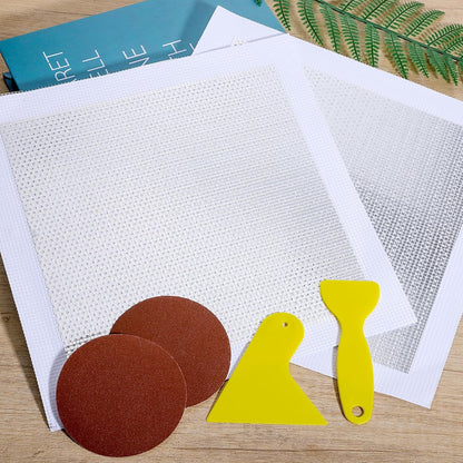 10 X 10 Inch Drywall Repair Patch, 6 Pack Drywall Repair Kit Large Hole PatchRepair for Drywalls Heavy Duty Self-Adhesive Mesh Drywalls Patch Kit, Wll Patchs Sheetrock Repairs for Drywall-Plaster Wall