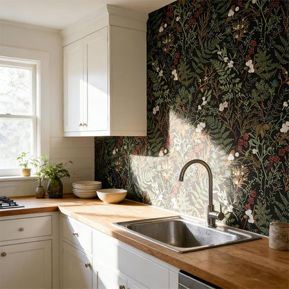 Peel and Stick Wallpaper Removable Self-Adhesive, Renter Friendly Waterproof Vinyl Contact Paper, Boho Self Stick Wall Paper for Bedroom Bathroom Cabinet Furniture Makeover, 17.5" x 118"