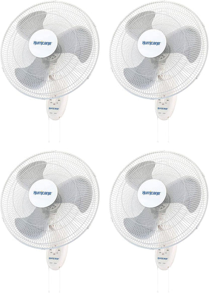 Hurricane Classic 6 Inch Clip Fan, 2 Speed Portable Desk Table Fan with Tilt, White