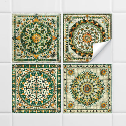 10-Pack Peel and Stick Backsplash Tiles, 7.87”x7.87” Waterproof Vinyl Self-Adhesive Wall Tiles, Easy DIY No-Grout Wall Covering for Kitchen, Bathroom, Apartment & RV