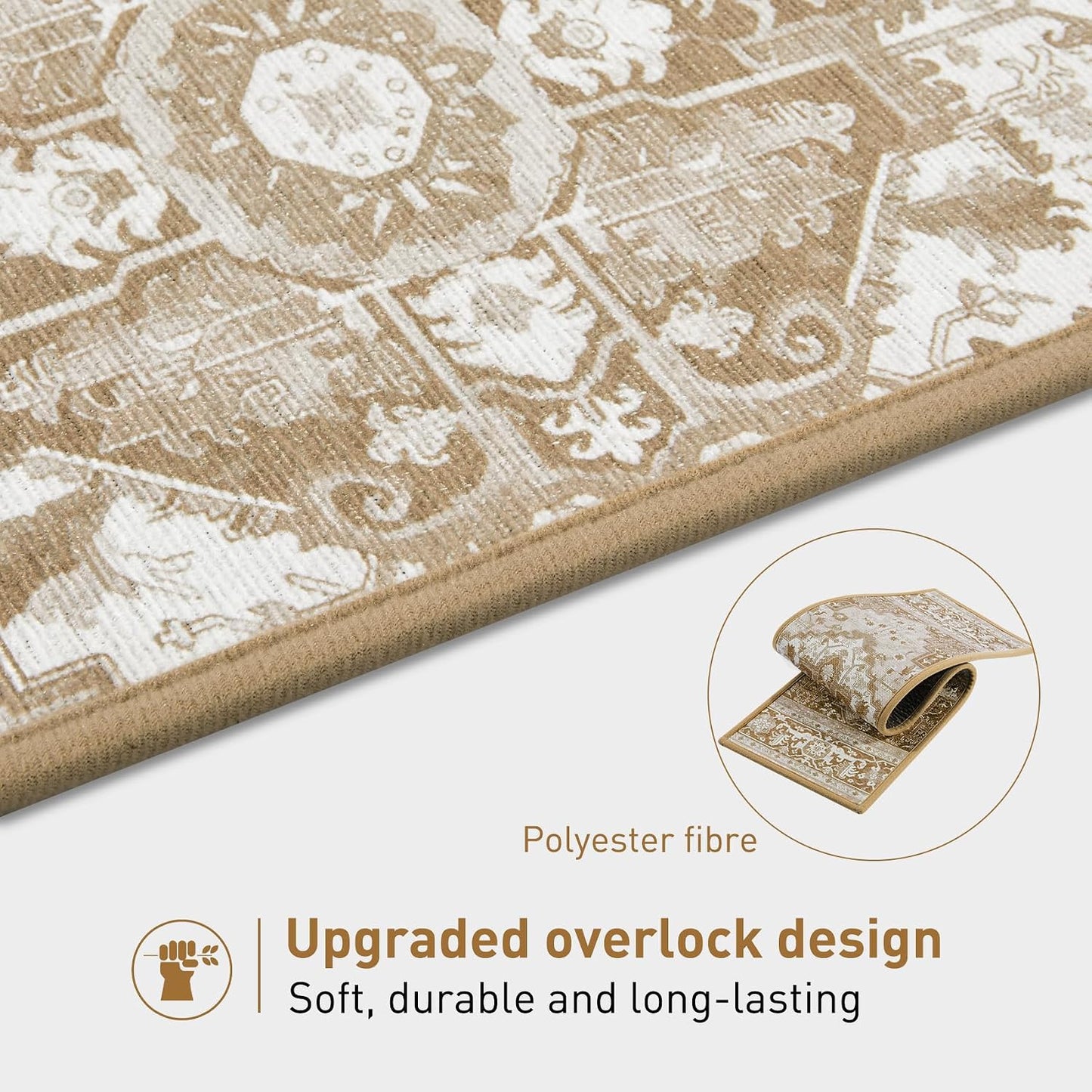 Stair Treads for Wooden Steps Indoor, 15 Pack 8" X 30" Non Slip Carpet Stair Treads with Reusable Adhesive for Kids Elders and Dogs, TPR Backing Stair Rugs Oriental Staircase Step Treads,Bohemia