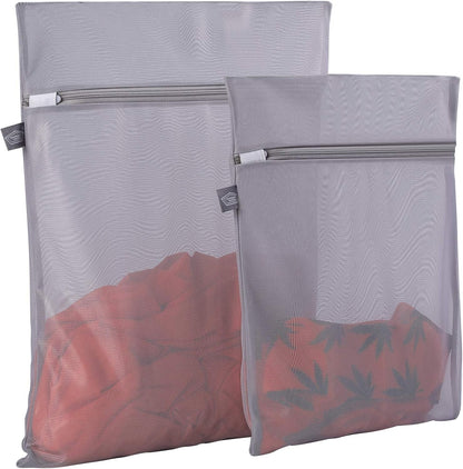 Kimmama Laundry Bags Mesh Wash Bag, Mesh Bag for Laundry, 1L+1M | shoe washing bag for socks, activewear, baby clothes and small garments to reduce tangling