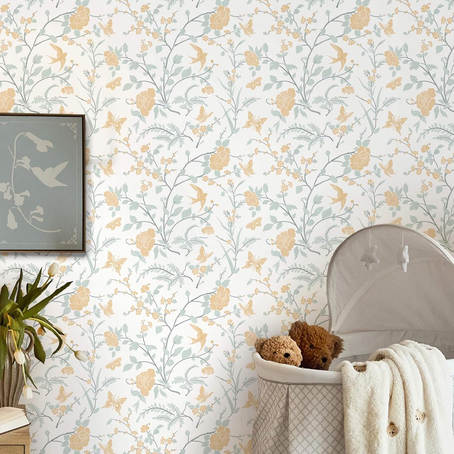 Boho Wallpaper Neutral Peel and Stick Wallpaper 78.7"x17.3" Geometric Wall Paper Beige and White Contact Paper Textured Removable Vinyl Waterproof for Bedroom Farmhouse Kitchen Bathroom