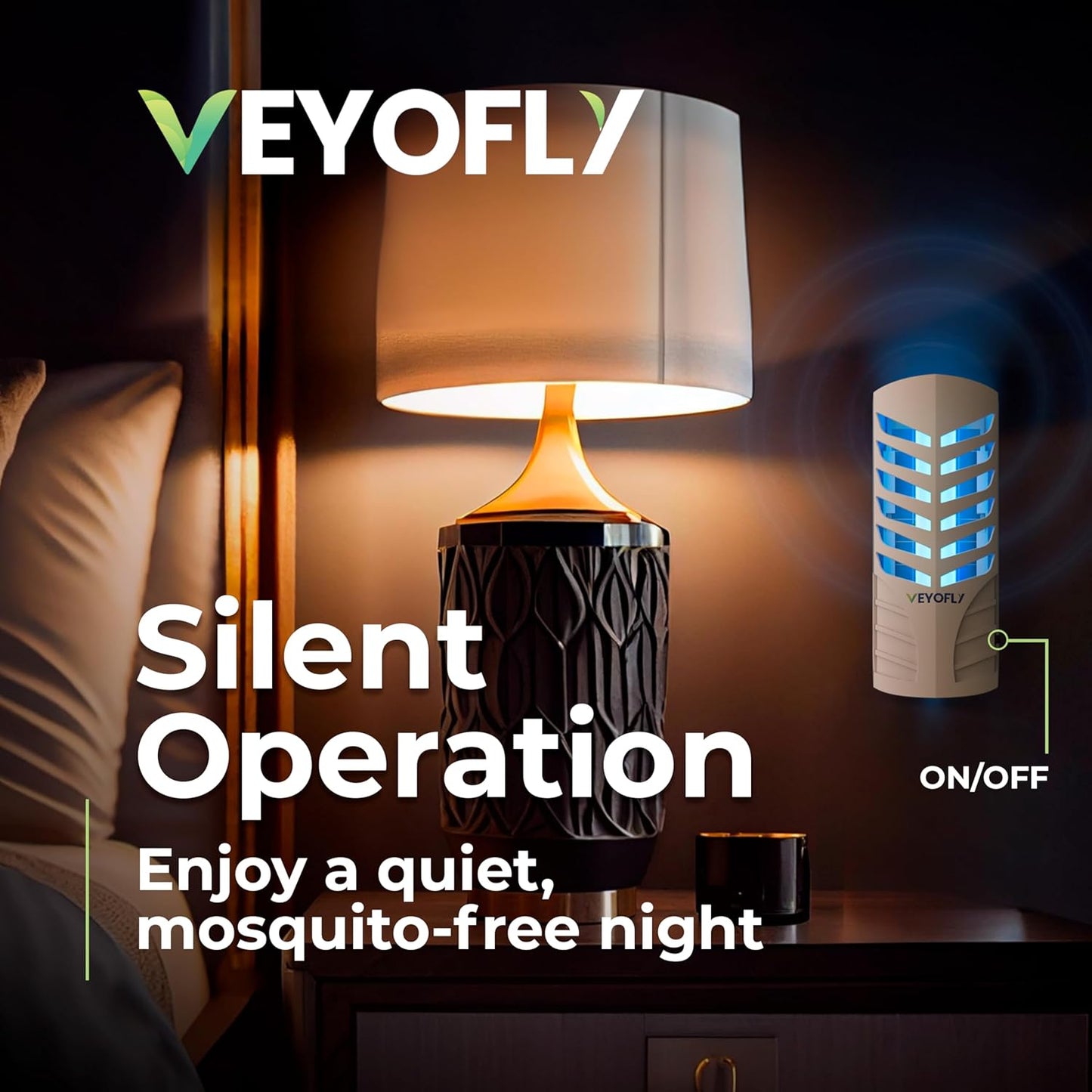 VEYOFLY Fruit Fly Traps for Indoors (2 Device + 6 Refills), Gnat Trap Indoor Plug in, Bug Traps, Flying Insect Trap, Gnat Traps for House Indoor, Fly Trap Indoor for Home Bug Light, Gnats Catcher
