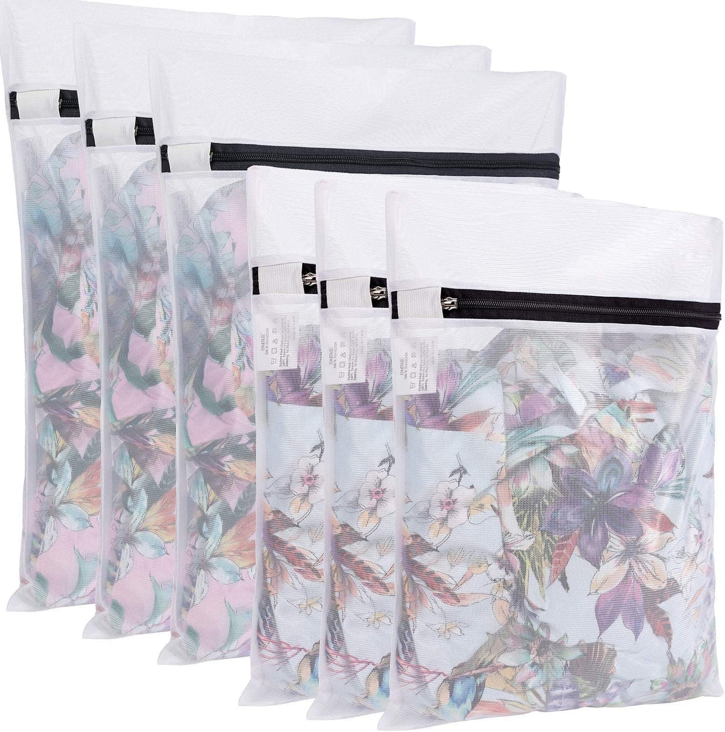 BAGAIL Laundry Bags Mesh Wash Bag for Intimates Lingerie and Delicates, 5Pcs (1XL,2L,2M)