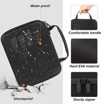 Arkeiliy Battery Organizer, Battery Organizer Storage Case with Tester BT-168, Waterproof Battery Holder Box Holds, Battery Case Organizer 60+ AA AAA C D 9V Batteries (Batteries are Not Included)