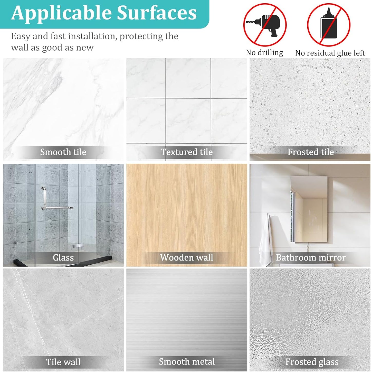 4PCS Toothbrush Holders for Bathroom, Single Slot Teeth Brush Storage Organizer with Cover & Drainage Hole for Shower Travel Family Use, Dust- & Waterproof Wall Mounted Detachable Dispenser