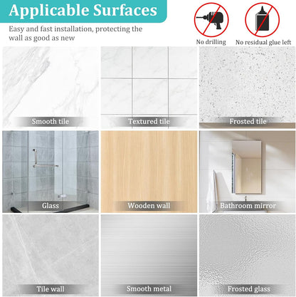 4PCS Toothbrush Holders for Bathroom, Single Slot Teeth Brush Storage Organizer with Cover & Drainage Hole for Shower Travel Family Use, Dust- & Waterproof Wall Mounted Detachable Dispenser