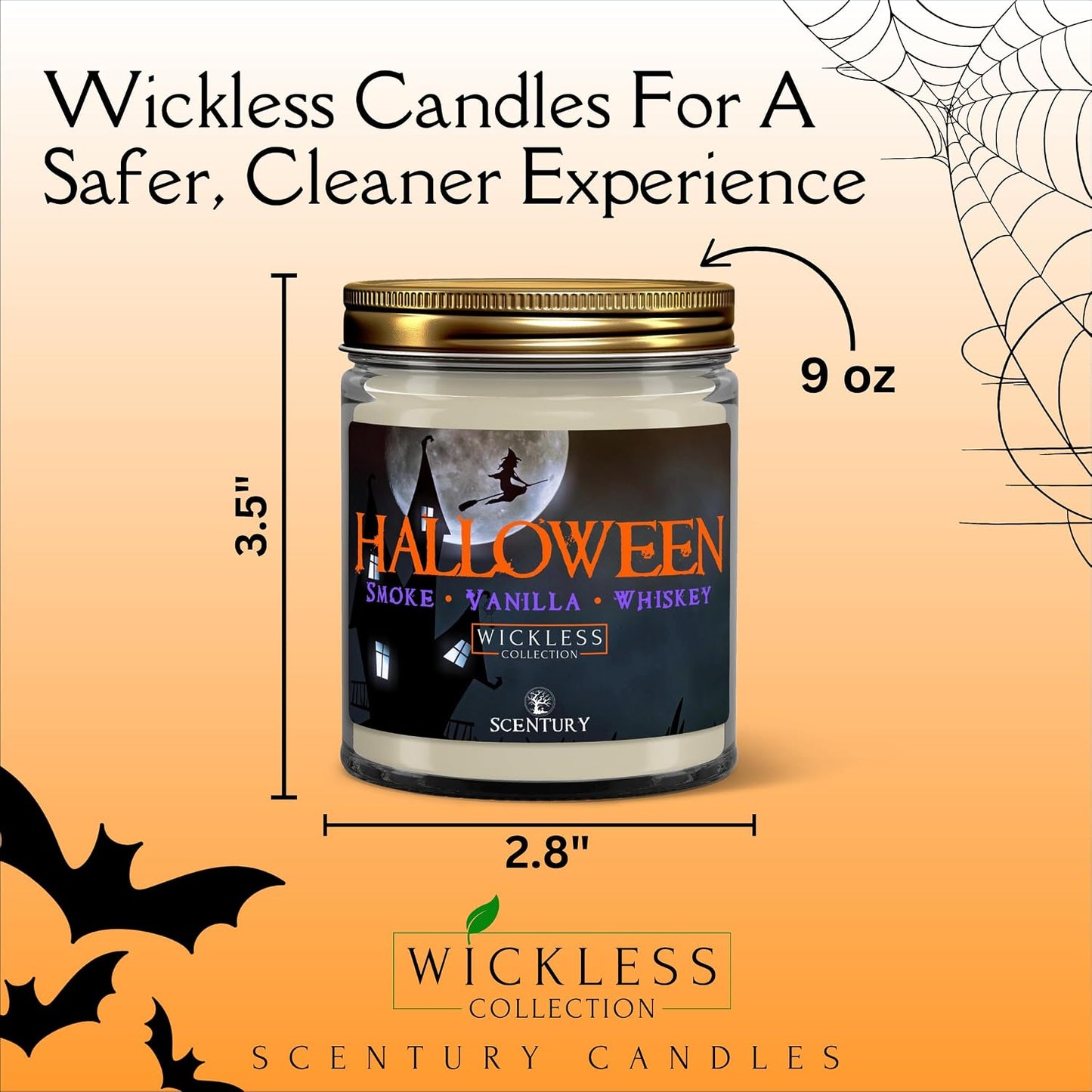 Wickless Vanilla Candles for Candle Warmer Lamp, Many Scents to Choose, 100% Non-Toxic Soy Wax, Scented Candle Melts for Warming Plate, Handmade in The USA (Velvet Vanilla)