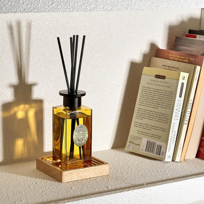 M&SENSE 6.3 oz Large Reed Diffuser Set | Lime+Basil Scent Oil Diffuser with Sticks | Hotel Collection Non-Toxic Home Fragrance |for Bedroom Bathroom Living Room - Colors B