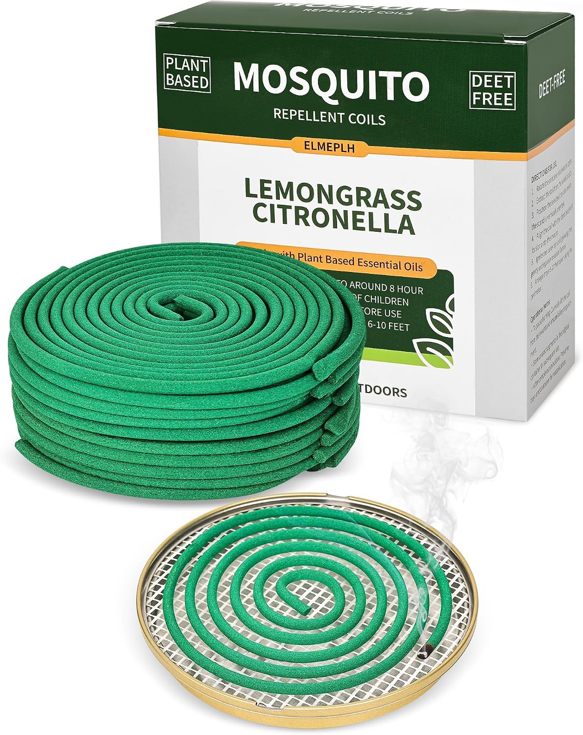 Mosquito Repellent Incense Sticks 40 Pieces per Box - Citronella Incense Sticks or Outdoor Patio/Citronella Oil/Lemongrass and Rosemary Oil/Made with Natural Based Essential