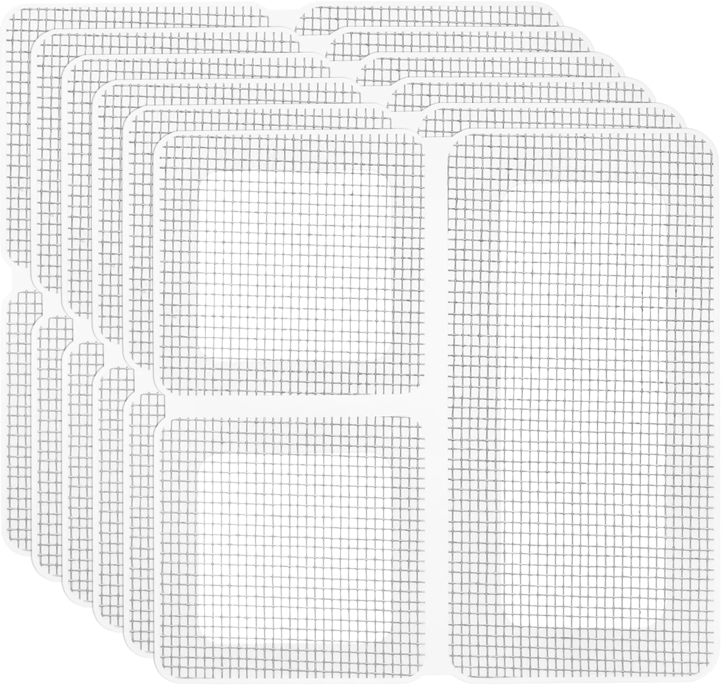 uxcell Window Screen Repair Kit, 5Pcs Gray Screen Repair Kit, Fiberglass Screen Tape Mesh Repair Adhesive Screen Patch Repair Kit for Window or Doors Screen Repair, 4"x 2"(10cm x 5cm)