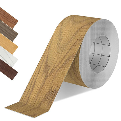Wood Grain Repair Tape, 2.4 inch X 15ft Self Adhesive Natural Walnut Grain Repair Patch for Tables, Chairs, Baseboards, Doors, Windows, Floors, Handicraft DIY.