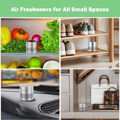Refrigerator Deodorizer, Fridge Odor Eliminator Lasts for 10 Years, Household Essentials Fridge Smell Eliminator, More Effective Than Baking Soda and Bamboo Charcoal Air Purifying Bag, Black