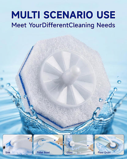 20 Count Toilet Wand Refills for Clorox, 5X Cleaning Power Toilet Bowl Cleaners & High-Density Disposable Toilet Scrubber Refill - No Falling Apart, Instant Foam for Bathroom Cleaning