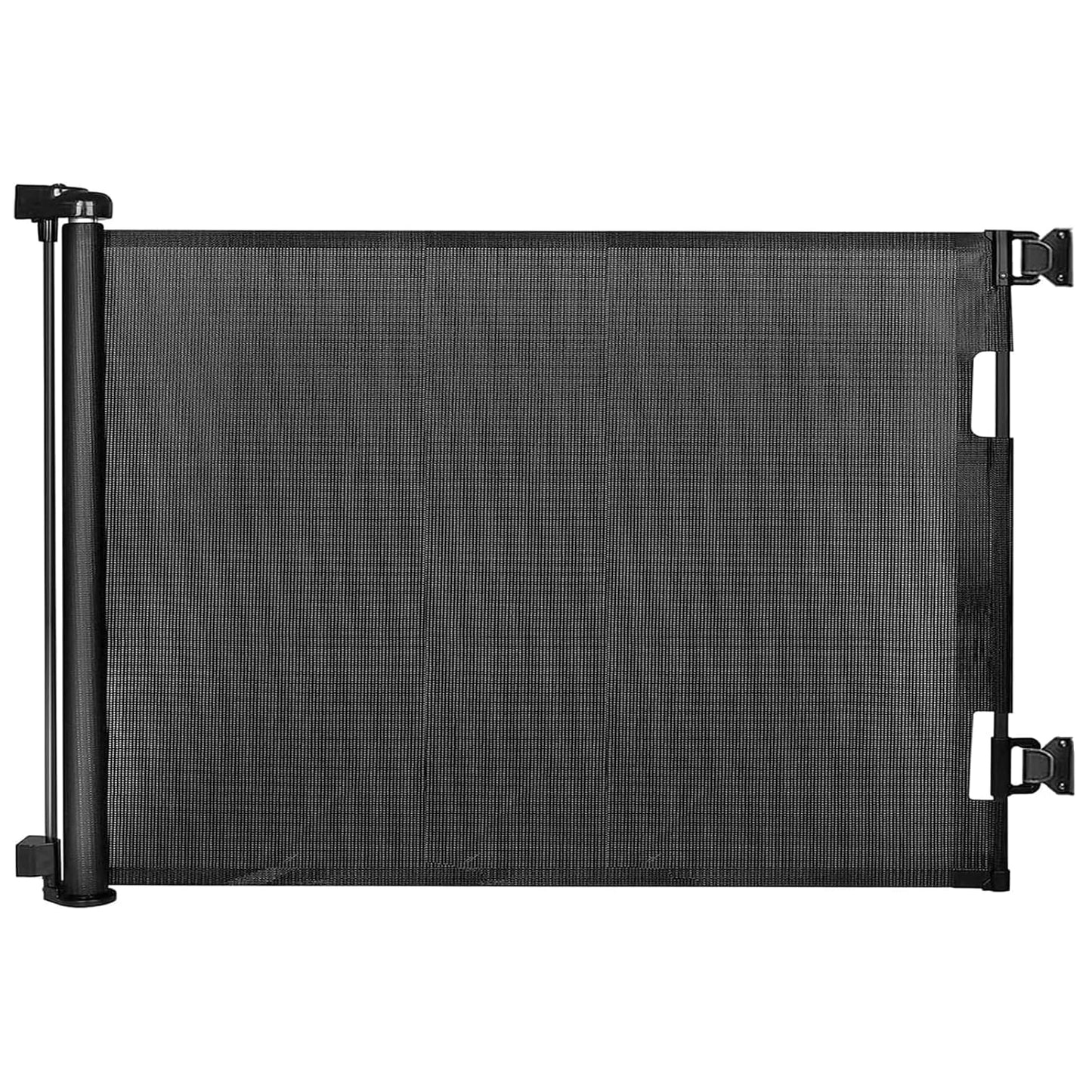 Retractable Baby Gates, Mesh Dog Gate for Doorways, 33.6" Tall, Expands to 55" Wide,Pet Safety Essential Fit for Baseboards, Wide Toddlers Gates for Hallways, Indoor & Outdoor,Gray