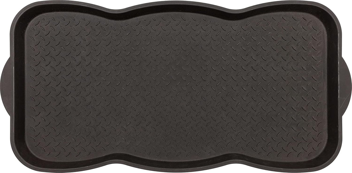 Mohawk Home Boot Tray Utility Solid Black (1'3"x2'5") Utility Mat