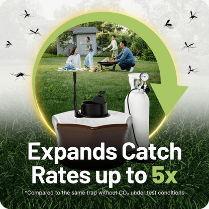 Biogents Mosquitaire Outdoor Mosquito Trap with CO₂ Booster & Sweetscent Lure | Eco-Friendly, Pesticide-Free, Pet-Safe Repellent Alternative | Electric Catcher for Comprehensive Mosquito Control