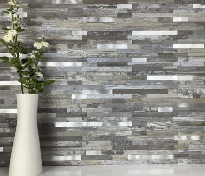 DICOFUN 10-Sheet Peel and Stick Backsplash Wall Tile, PVC Kitchen Backsplash Peel and Stick in Sandstone, 9.4 sq.ft