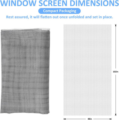 Magnetic Screen Door - Self Sealing, Heavy Duty, Hands Free Mesh Partition Keeps Bugs Out Let Breeze in- Pet and Kid Friendly - Keep Open Feature (Black, Fit Door Size 38 x 82 Inch)