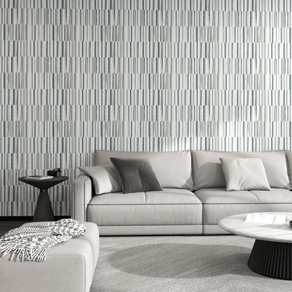 Modern Peel and Stick Wallpaper 17.3" x 80" White Wall Paper Peel and Stick Boho Birch-Twig Stripe Contact Paper Removable Self Adhesive Wallpaper for Bathroom Bedroom Shelf Cabinet Decor Vinyl