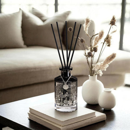 Airkeep Reed Diffuser Set,Black Forest Luxury Scented Diffuser with Sticks Long Lasting Home Fragrance for Bathroom Shelf Decor 6.09 fl oz (180ml)