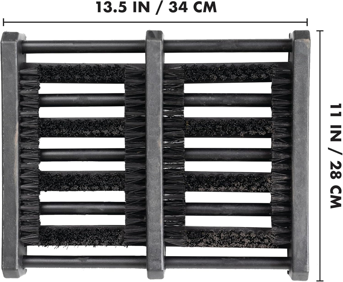 Jobsite Boot Scraper - Outdoor Shoe Scrubber Cleaner Brush