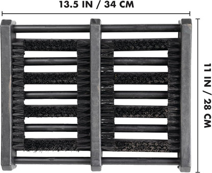 Jobsite Boot Scraper - Outdoor Shoe Scrubber Cleaner Brush
