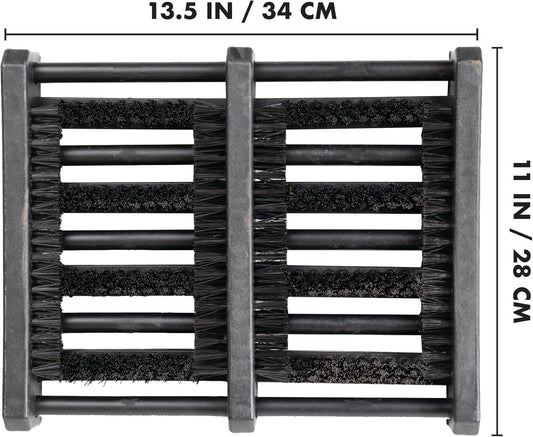 Jobsite Boot Scraper - Outdoor Shoe Scrubber Cleaner Brush