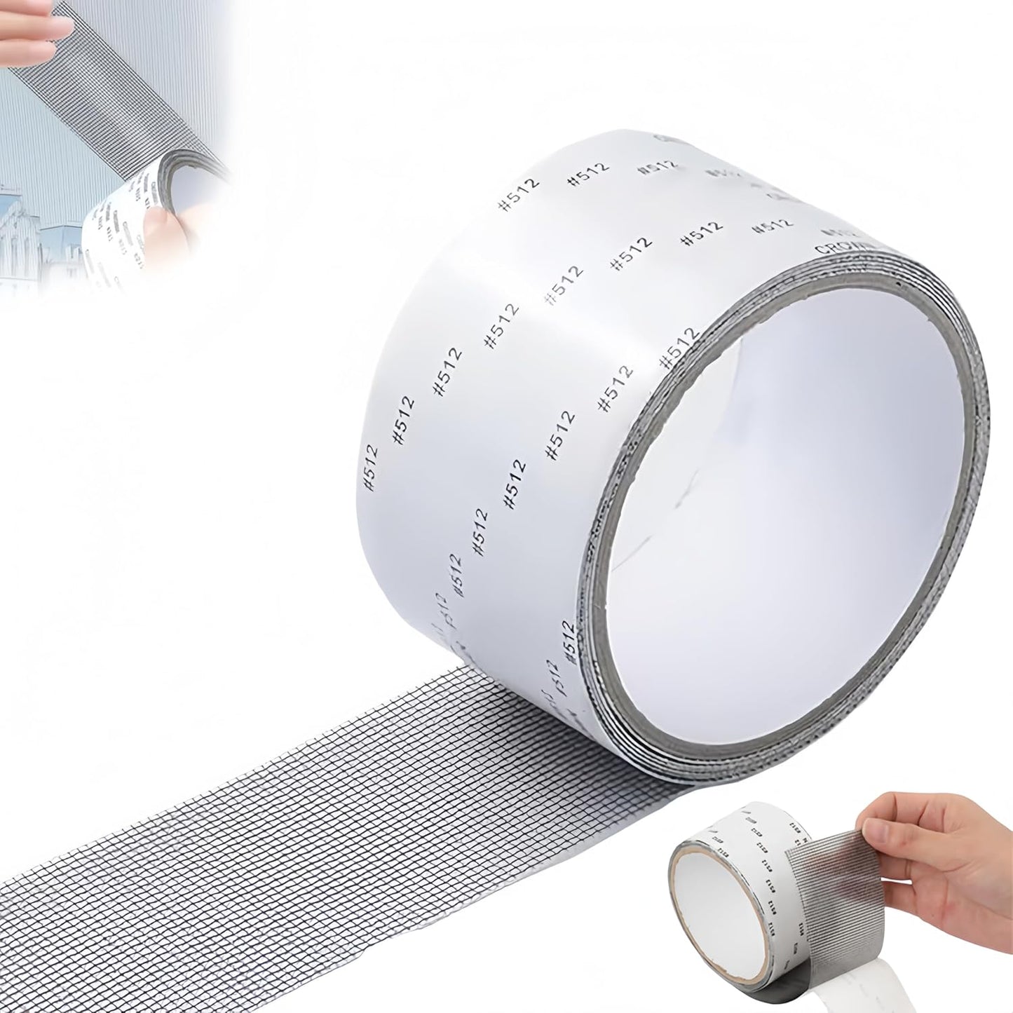 Window Screen Repair Tape, Strong Adhesive Screen Repair Tape Screen Repair Kit Fiberglass Screen Tape Mesh Repair Suitable for mesh Doors and Windows (3 Colors)