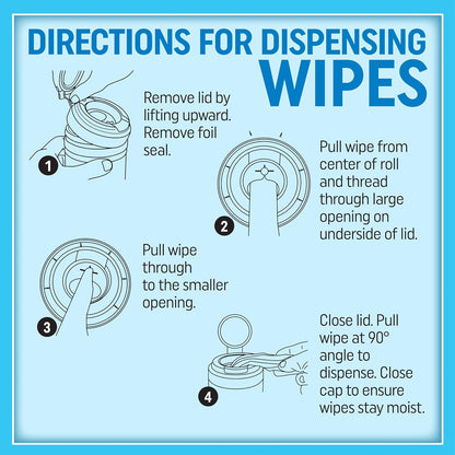 MiracleWipes for Heavy Duty Cleaning (90 Count) - All Purpose Cleaner, Kitchens, Bathrooms, Countertops, Hands, Indoors, Outdoors - Removes Grease, Grime, Crayon, Dirt & More