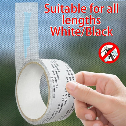 Screen Patch - Window Mesh Tape, Repair Kit with Strong Adhesive, Cuttable Fiberglass Reinforcement, Tent RV Camper Balcony Gazebo Pool Railing Maintenance Accessory Usage