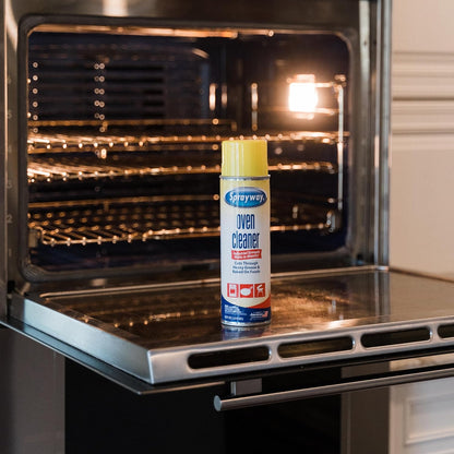 Sprayway Oven Cleaner Aerosol Spray, 20oz, Pack of 6 | Foaming Action, Cuts Through Grease & Baked-On Food | No Scraping, Works on Warm or Cold Ovens, Grills, Grates