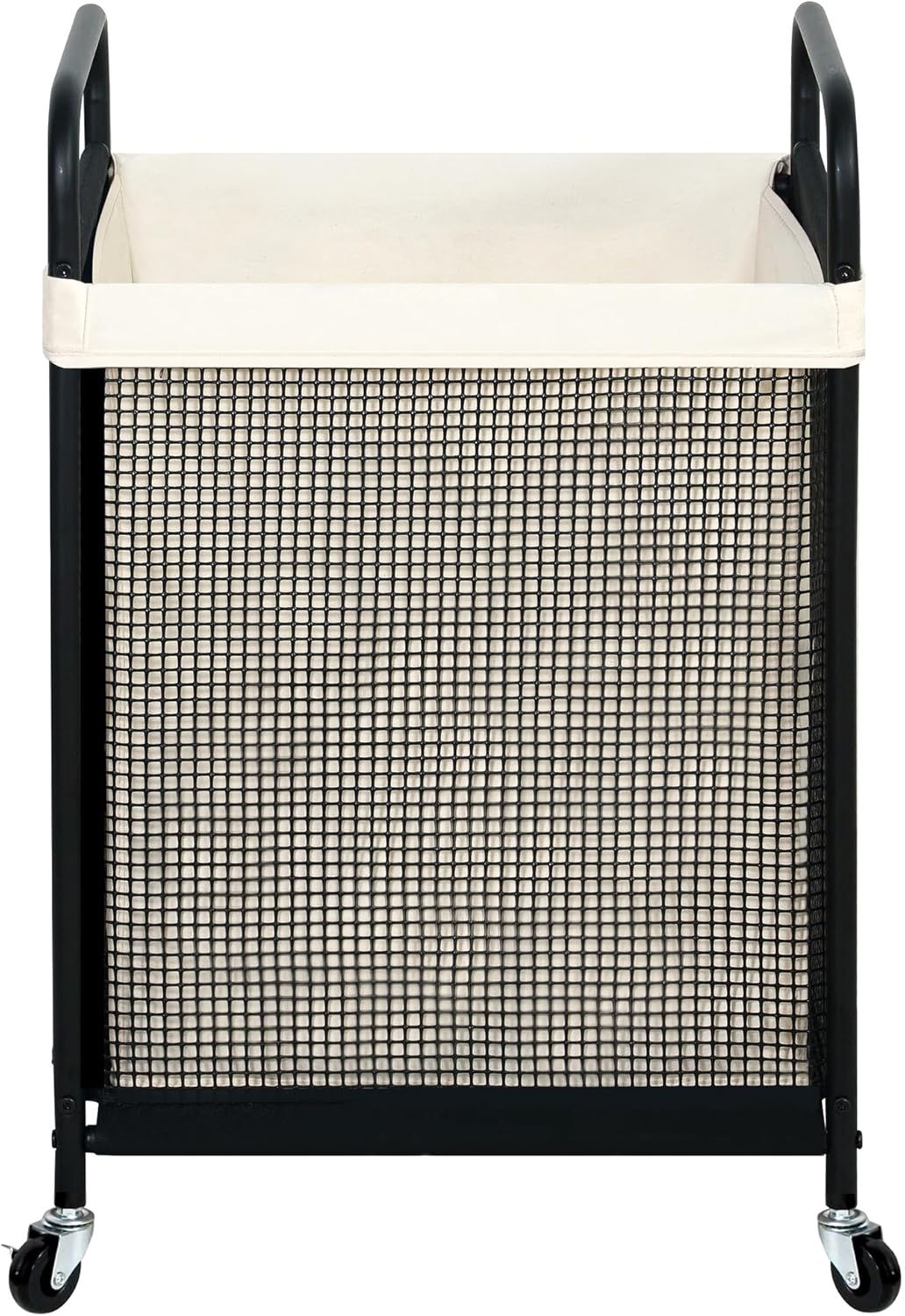 STO STO Laundry Hamper 3 Section, 120L Rolling Laundry Sorter Cart with Removable and Washable Liner Bag, Clothes Hamper with Wheels and Metal Handle for Laundry Room and Bedroom
